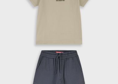 Σετ με κέντημα | ΑΝΘΡΑΚΙ - Energiers - 